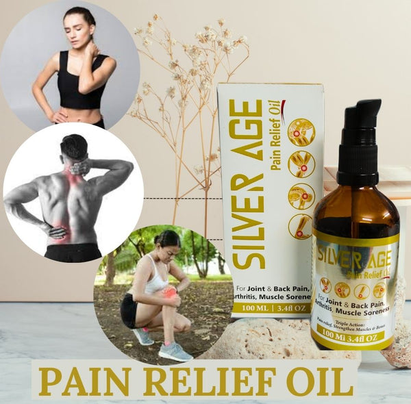 Silverage Ayurvedic Oil for Relief from Joint Pain, Back Pain and Knee & Muscle Pain Oil