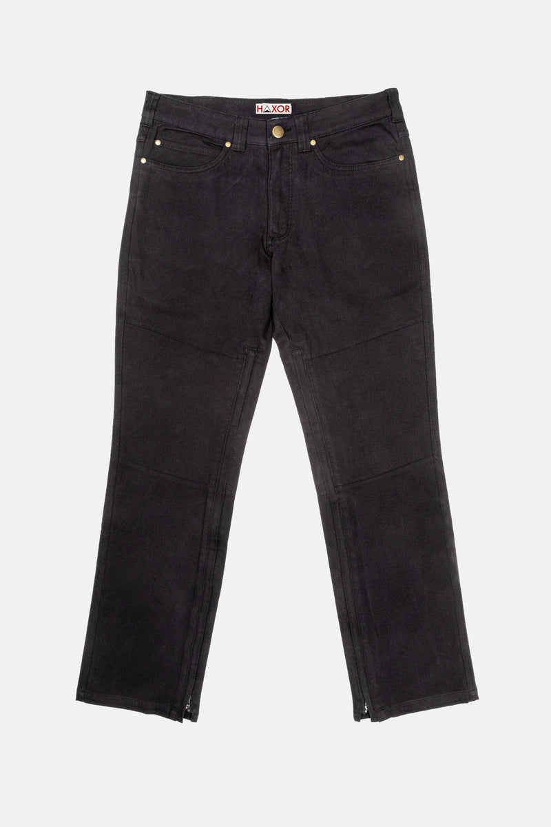 Haxor Men Amputee Prosthetic Inclusion Denim Pants Black