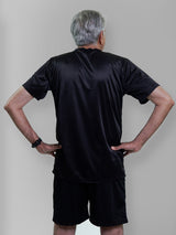 Black Senior Men Track Suit