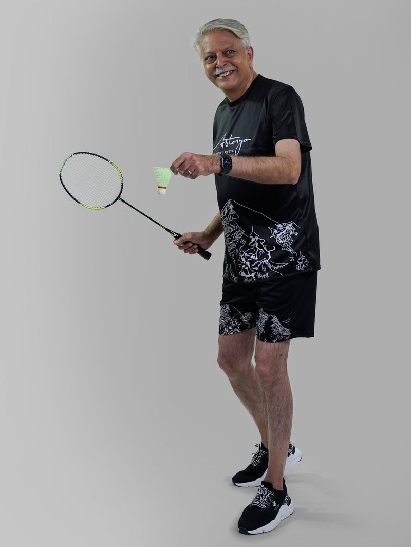 Elderly Tshirt Short Set 