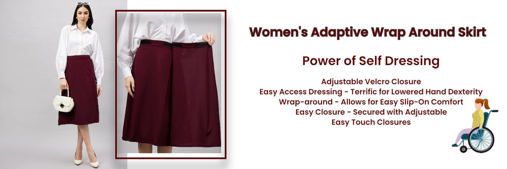 Women's Adaptive Wrap Around Skirt