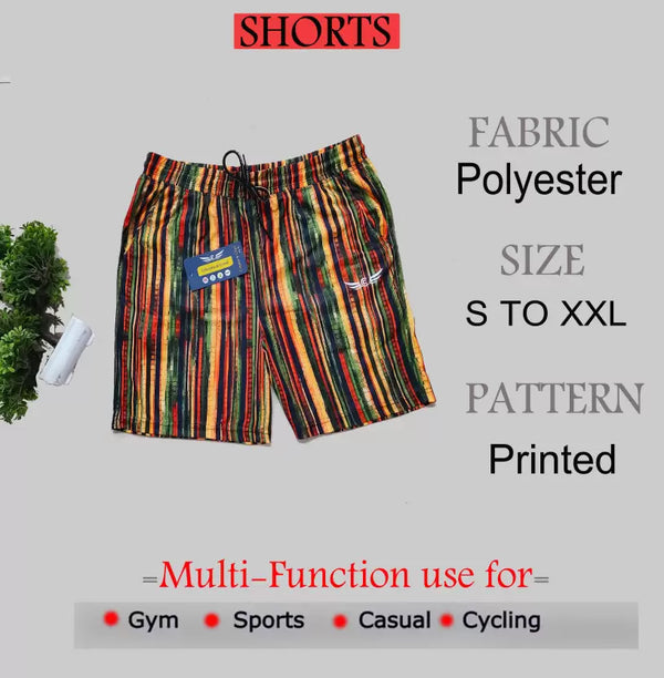 Chrome & Coral New Stylish Printed Shorts For Men